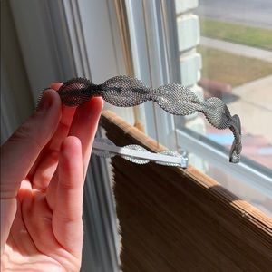 J. Crew Silver Headband